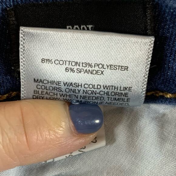 Express Womens Bootcut Jeans Sz 28 x 28 4 Way Stretch Western Classic - Picture 12 of 13